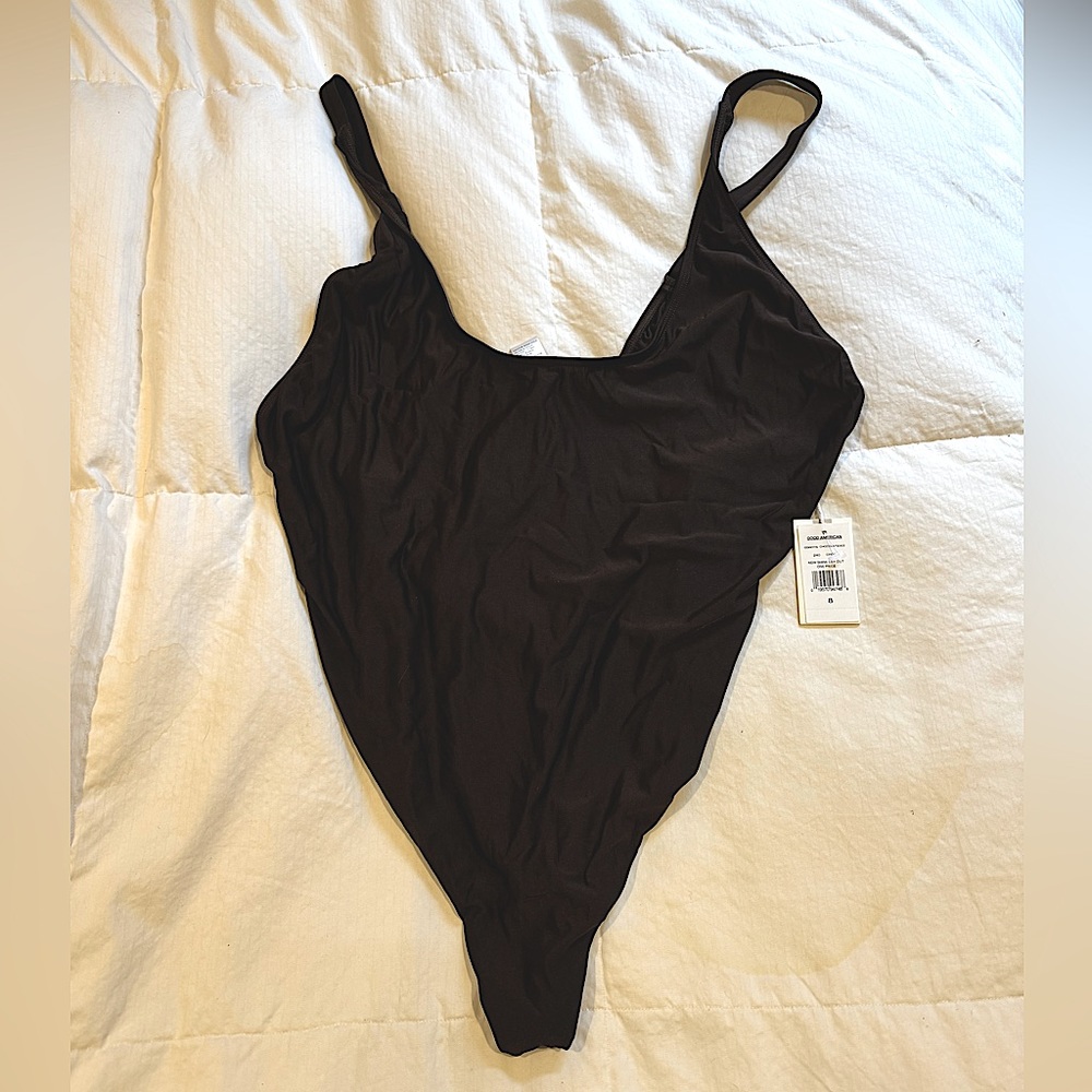 Good American Layout One-Piece Bathing Suit